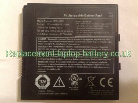 11.1V MOTION MC5450BP Battery 42WH