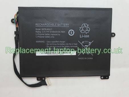 3.7V NETBOOK BATBJA0L21 Battery 6700mAh