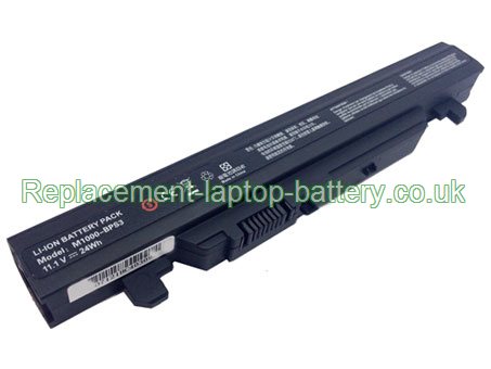 Replacement Laptop Battery for  24WH Long life VIEWSONIC ViewBook VNB108,  