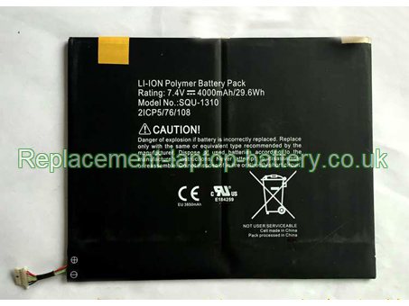 7.4V SIMPLO SQU-1310 Battery 4000mAh