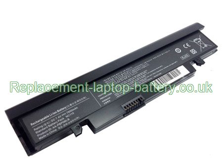 Replacement Laptop Battery for  6600mAh Long life SAMSUNG AA-PBPN6LS, NC110 Series, AA-PBPN6LW, NP-NC210 Series,  