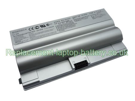 Replacement Laptop Battery for  5200mAh Long life SONY VAIO VGN-FZ18ME, VAIO VGN-FZ220E, VAIO VGN-FZ320E/B, VAIO VGN-FZ470EB,  