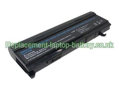 Replacement Laptop Battery for  6600mAh Long life TOSHIBA PA3399U-1BAS, PABAS057, PA3399U-2BRS, PABAS077,  
