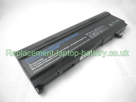Replacement Laptop Battery for  4400mAh Long life TOSHIBA Dynabook AX/740LS, Satellite A105-S101, Satellite A135-S4417, Satellite M55-S139,  