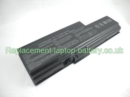 Replacement Laptop Battery for  5200mAh Long life TOSHIBA PA3460U-1BRS, Qosmio F50 Series, PA3460U-1BAS, PABAS151,  
