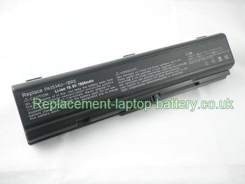 10.8V TOSHIBA Dynabook TX/65E Battery 7800mAh