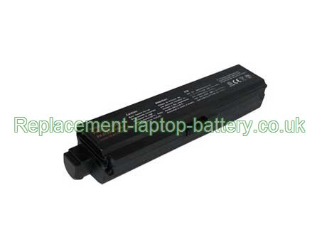 Replacement Laptop Battery for  9600mAh Long life TOSHIBA Satellite M500-ST6421, Satellite T130-02F, Satellite U500-10X, Satellite M505-S4949,  