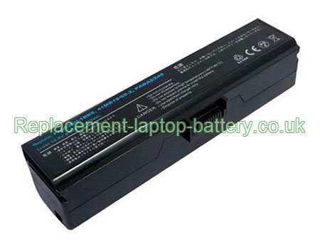 Replacement Laptop Battery for  4400mAh Long life TOSHIBA Qosmio X775-Q7270, Qosmio X775-Q7384, PA3928U-1BRS, Qosmio X770-BT5G23,  