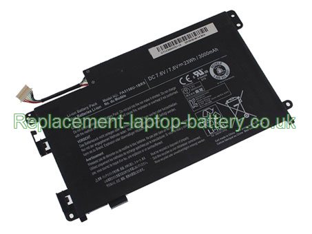 7.6V TOSHIBA Satellite Click W35DT-A3300 Battery 23WH