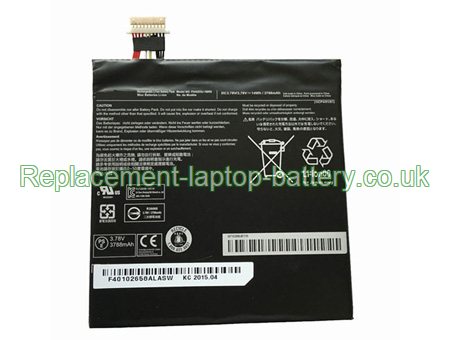 3.78V TOSHIBA PA5203U-1BRS Battery 14WH