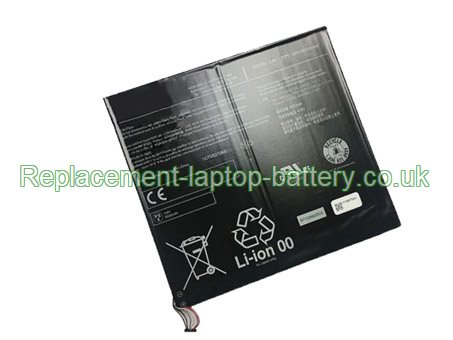 Replacement Laptop Battery for  26WH Long life TOSHIBA PA5237U-1BRS, DynaPad WT12PE Series,  