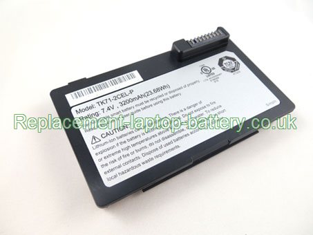 Replacement Laptop Battery for  3200mAh Long life TABLETKIOSK TK71-2CEL-P,  