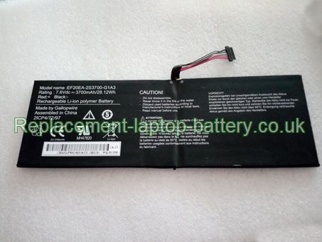 7.6V UNIWILL EF20EA-2S3700 Battery 3700mAh