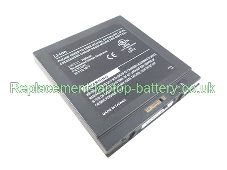 Replacement Laptop Battery for  7600mAh Long life XPLORE BTP-87W3, 11-01019, iX104, 909T2021F,  