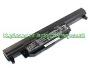 Replacement Laptop Battery for  4400mAh Long life ASUS A55A Series, K55VS Series, A55V Series, K75VD Series, 