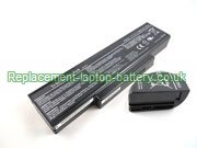 Replacement Laptop Battery for  4800mAh Long life ASUS N73G, N73JQ, N73SN, X77 Series, 