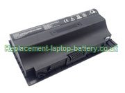 Replacement Laptop Battery for  5200mAh Long life ASUS A42-G75, G75V 3D Series, G75VW Series, G75 Series, 