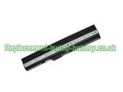 Replacement Laptop Battery for  4400mAh Long life ASUS A42-N82, N82J, N82JV, N82, 