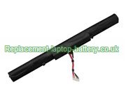 Replacement Laptop Battery for  2200mAh Long life ASUS GL752VW-T4091T, GL752VW, GL752VW-T4108D, GL752VL, 