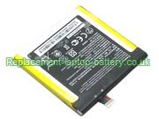 Replacement Laptop Battery for  3300mAh Long life ASUS C11P1309, Fonepad Note 6 ME560CG, 