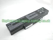 Replacement Laptop Battery for  4400mAh Long life CLEVO M660BAT-6, M660NBAT-6, M660, M661, 
