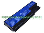Replacement Laptop Battery for  4400mAh Long life ACER Aspire 5920G, AS07B32, Aspire 5920, AS07B72, 