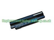Replacement Laptop Battery for  4400mAh Long life GATEWAY LT2120U, LT2110U, UM09G31, UM09H70, 