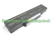 Replacement Laptop Battery for  4400mAh Long life CLEVO M740BAT-6, M760, M746, M746K, 
