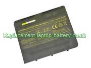 Replacement Laptop Battery for  4650mAh Long life CLEVO M980BAT-4, M980, 6-87-X810S-4X5, X8100, 