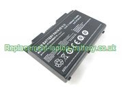 Replacement Laptop Battery for  5200mAh Long life HASEE K770G-i7 D1, K770G-i7, K770G, 