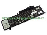 Replacement Laptop Battery for  43WH Long life Dell GK5KY, 0WF28, 4K8YH, Inspiron 13 7347, 