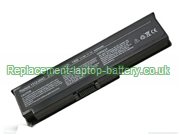 Replacement Laptop Battery for  4400mAh Long life Dell FT092, 312-0543, WW116, KX117, 
