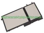 Replacement Laptop Battery for  51WH Long life Dell Latitude 5411, TNT6H, R8D7N, Precision 3541, 