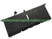 Replacement Laptop Battery for  52WH Long life Dell DXGH8, Inspiron 7390, XPS 13 9380 2019, 0H754V, 