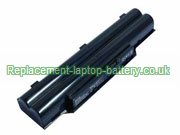 Replacement Laptop Battery for  4400mAh Long life FUJITSU  CP567717-01, LifeBook AH532, FPCBP347AP, FMVNBP213, 