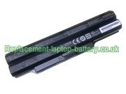 Replacement Laptop Battery for  6400mAh Long life FUJITSU FPCBP390, LifeBook S782 Series, FMVNBP224W, LifeBook SH782 Series, 