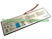 Replacement Laptop Battery for  4950mAh Long life GIGABYTE GX-17S, Aorus X7, Aorus X3, Aorus X7 v2, 