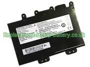 Replacement Laptop Battery for  4100mAh Long life GETAC GH5KN-00-13-4S1P-0, 