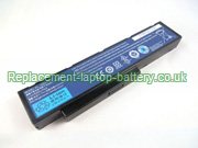 Replacement Laptop Battery for  4400mAh Long life GATEWAY SQU-712, 9134T3120F, BT.00607.059, 