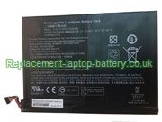 Replacement Laptop Battery for  35WH Long life HP Pavilion X2 10-K000NG, MLP3383115-2P, Pavilion S2 10-N003TU, Pavilion x2 10-j024tu, 