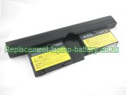 Replacement Laptop Battery for  4300mAh Long life IBM 73P5167, FRU 92P1085, FRU 92P1083, ThinkPad X41 Tablet 1869, 
