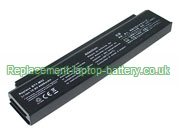 Replacement Laptop Battery for  4400mAh Long life MSI BTY-L71, BTY-M52, 925C2310F, Megabook GX700, 
