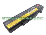 Replacement Laptop Battery for  48WH Long life LENOVO IdeaPad Y580N Series, IdeaPad Y480N Series, IdeaPad V480C, ThinkPad Edge E430, 