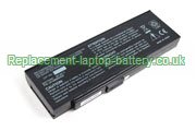 Replacement Laptop Battery for  4400mAh Long life MITAC 441600000005, BP-8X17R, BP-8X17(P), 441686800022, 