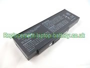 Replacement Laptop Battery for  6600mAh Long life MITAC 441600000005, BP-8X17(P), 441686800022, 441687400002, 