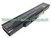 Replacement Laptop Battery for  4400mAh Long life MEDION Akoya P7631 Series, A32-C17, Akoya E7227T Series, Akoya P7627T Series, 