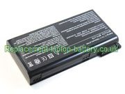 Replacement Laptop Battery for  6600mAh Long life MSI CX700-010EU, MS-1681, CX700-027US, A5000-026US, 