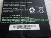 Replacement Laptop Battery for  5400mAh Long life MCNAIR BNA-B0006, L83-5178-438-00-4, 