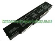 Replacement Laptop Battery for  5200mAh Long life SONY VGP-BPL9, VGP-BPS9A, VGP-BPS9A/B, VGP-BPS9, 