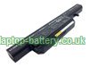 Replacement Laptop Battery for CLEVO W240BUBAT-3, 6-87-W240S-4YF, 6-87-W240S-4PF,  2200mAh